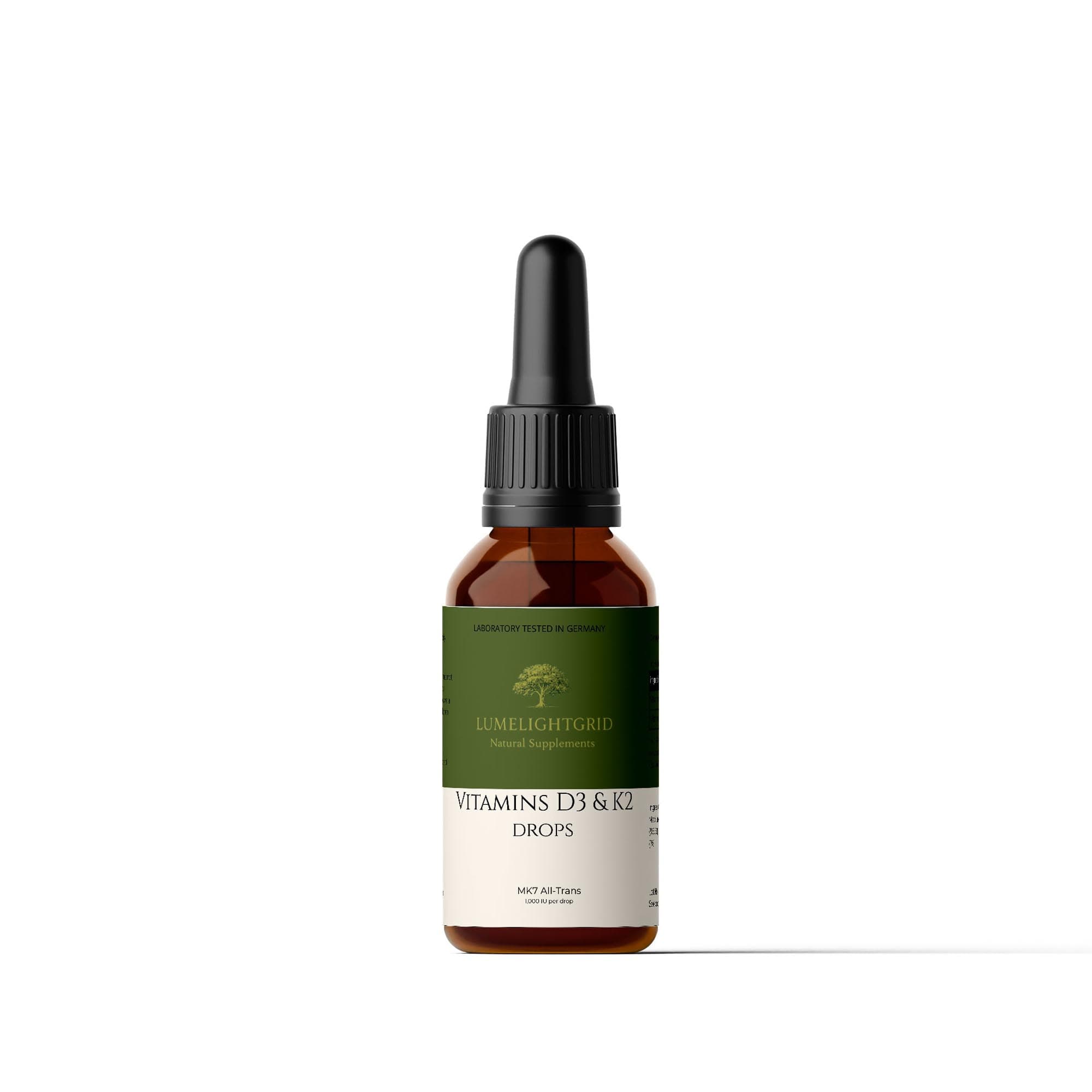 Vitamin D3 + K2 – 1,000 IU – 1700 Drops (50ml)