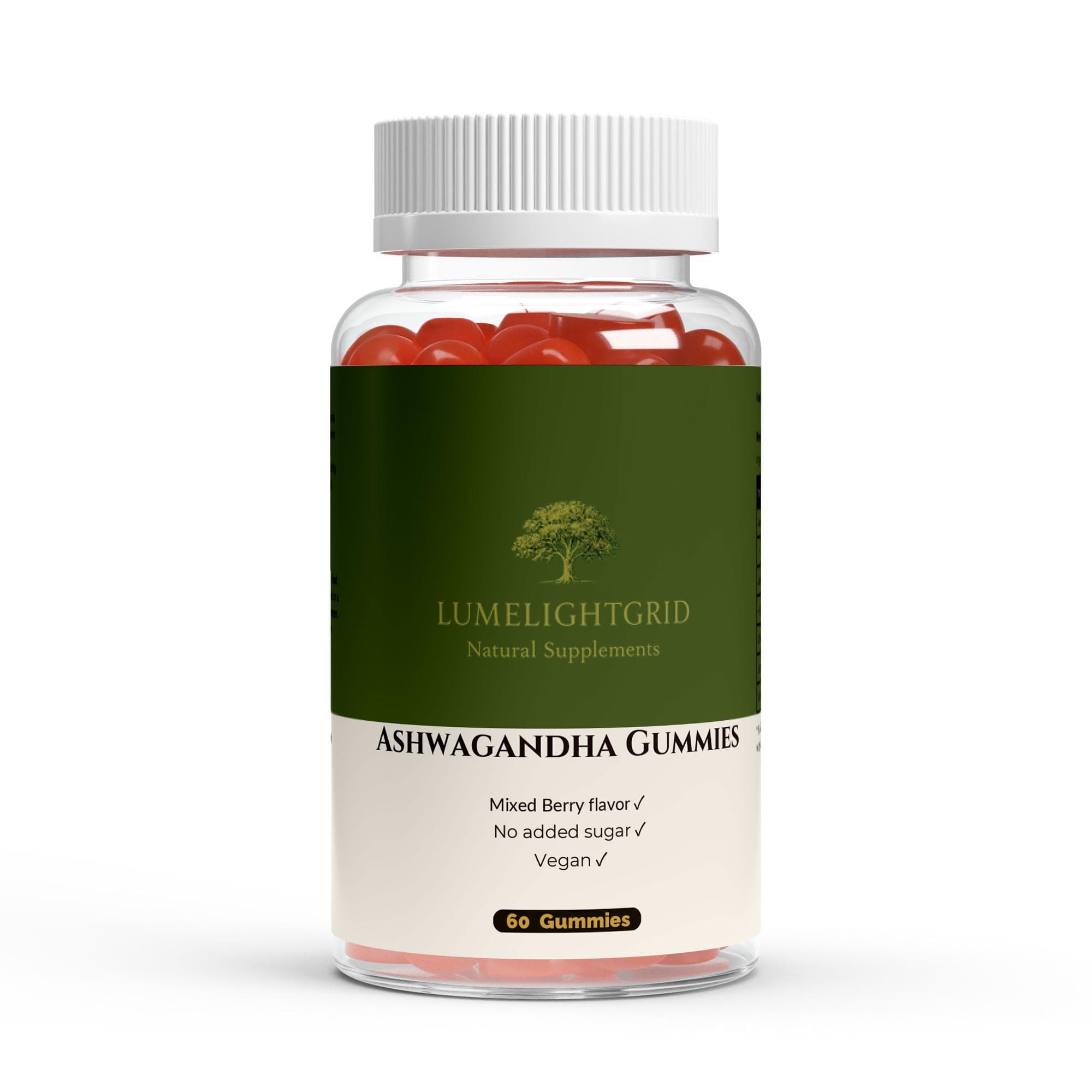 Premium Ashwagandha Gummies 300 + Vitamin B6 – 60 pcs