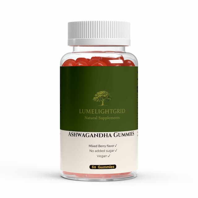 Premium Ashwagandha Gummies 300 + Vitamin B6 – 60 pcs