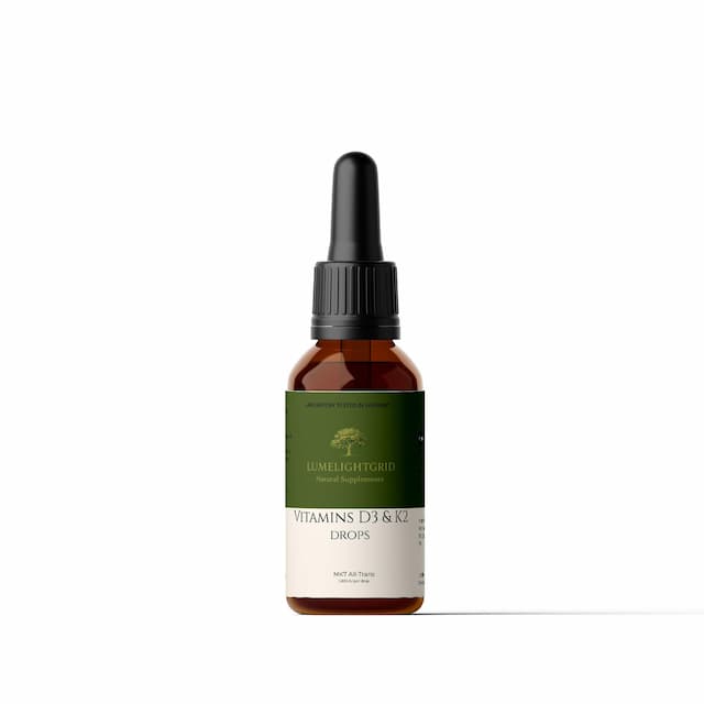 Vitamin D3 + K2 – 1,000 IU – 1700 Drops (50ml)